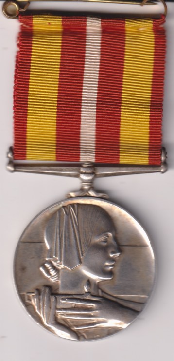 Voluntary Medical Service Medal In silver. Bessie Abbott. EF
