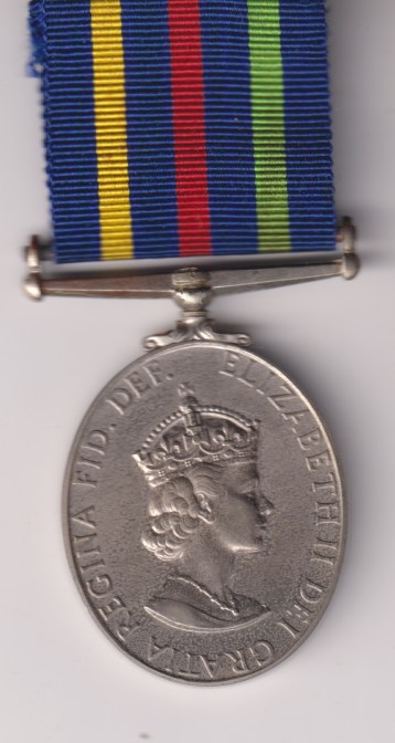 Civil Defence Long Service Medal 1961, in case of issue with Home Secretary transmit slip. EF