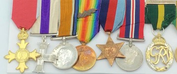 Most Excellent Order of the British Empire Officers O.B.E., 2nd type (civil) Military Cross, G.V. R, British War Medal Victory Medal, with M.I.D. oakleaf,  (Capt. B. B. Hill); 1939-45 Star; War Medal, Territorial Decoration, G.VI.R., Southern Rhodesia, engraved to the reverse 'T/Maj. Basil B. Hill. M.C.'. Major B. B. Hill, 13th Battalion, Tank Corps. VF/GVF