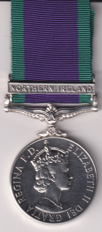 Campaign Service Medal 1962-2003, 1 clasp Northern Ireland, Wing Commander H. Cooper Royal Air Force (Dentist) EF