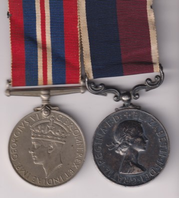 War Medal, Royal Air Force Long Service and Good Conduct Medal 1919, Elizabeth II issue, 2nd type, without BR:OMN, (2057774 Sgt. D. Ward W.R.A.F.) 2057774 Sergeant D. Ward Women's Royal Air Force VF